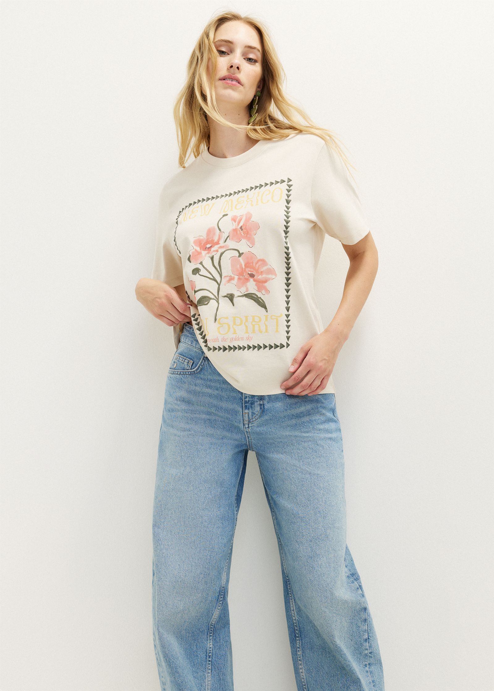 T-shirt met print