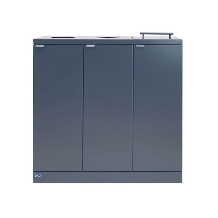 Buitenafvalbak 3x65 liter Bica 875 Antraciet Model VB195206 (8713631195206)