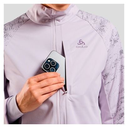 Veste Running Femme Odlo Zeroweight Pro Warm 2.0 Mauve