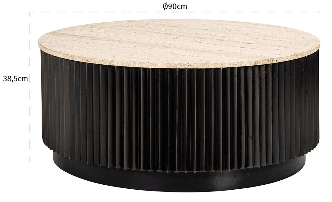 Salontafel 211589 Hampton ⌀90  x H38.5 cm