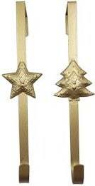 Hogewoning Seasonal kranshaak Emma ster goud 29 x 10 x 7 cm