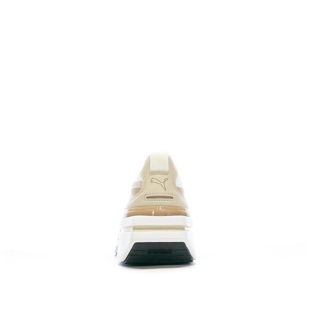 Puma Baskets Blanc/Marron Homme Puma Kosmo Rider