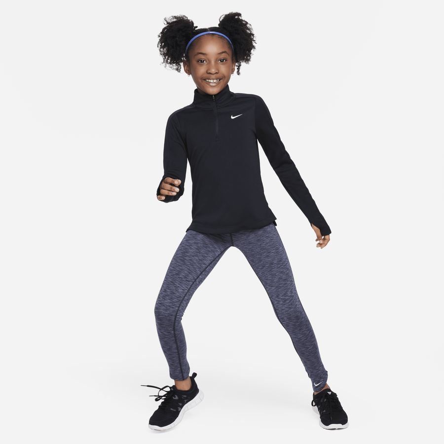Nike Dri-FIT Big Kids' (Girls') Lon BLACK/WHITE