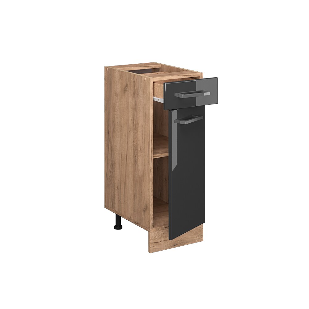 Vicco Schubunterschrank Küchenschrank Küchenzeile R-Line 30 cm Eiche Anthrazit Tür Schublade
