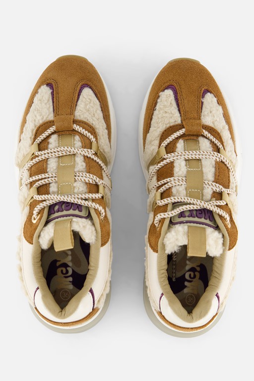 Mexx Moana Sneakers cognac Textiel