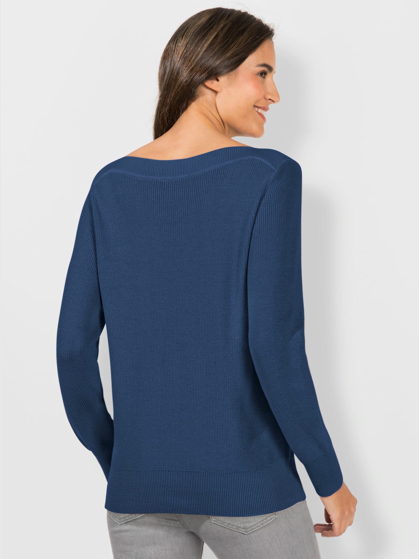 Pull en tricot structure côtelée