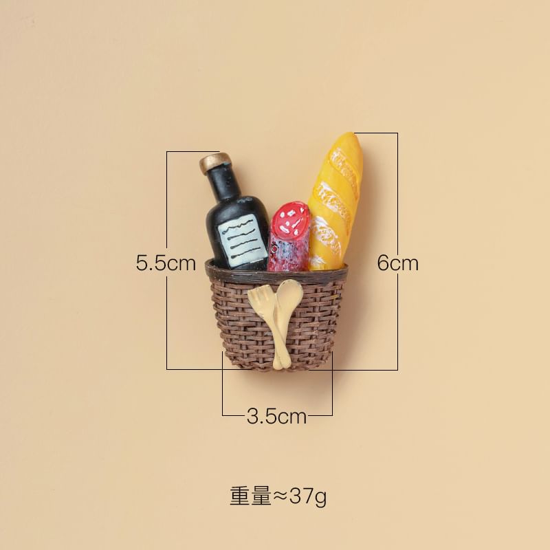 Koringa - Miniatuur koelkastmagneet (verschillende ontwerpen)