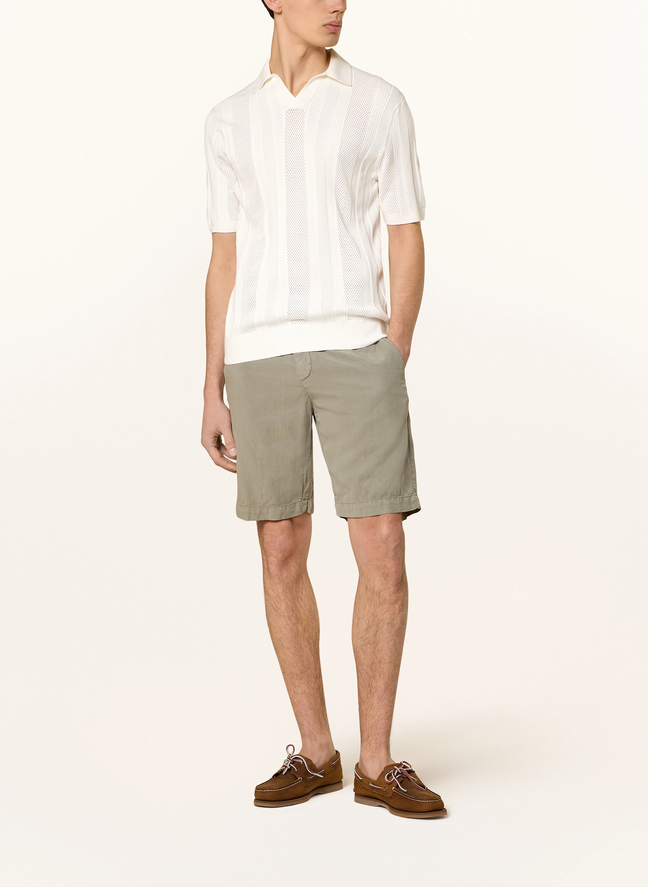 REISS Strick-Poloshirt