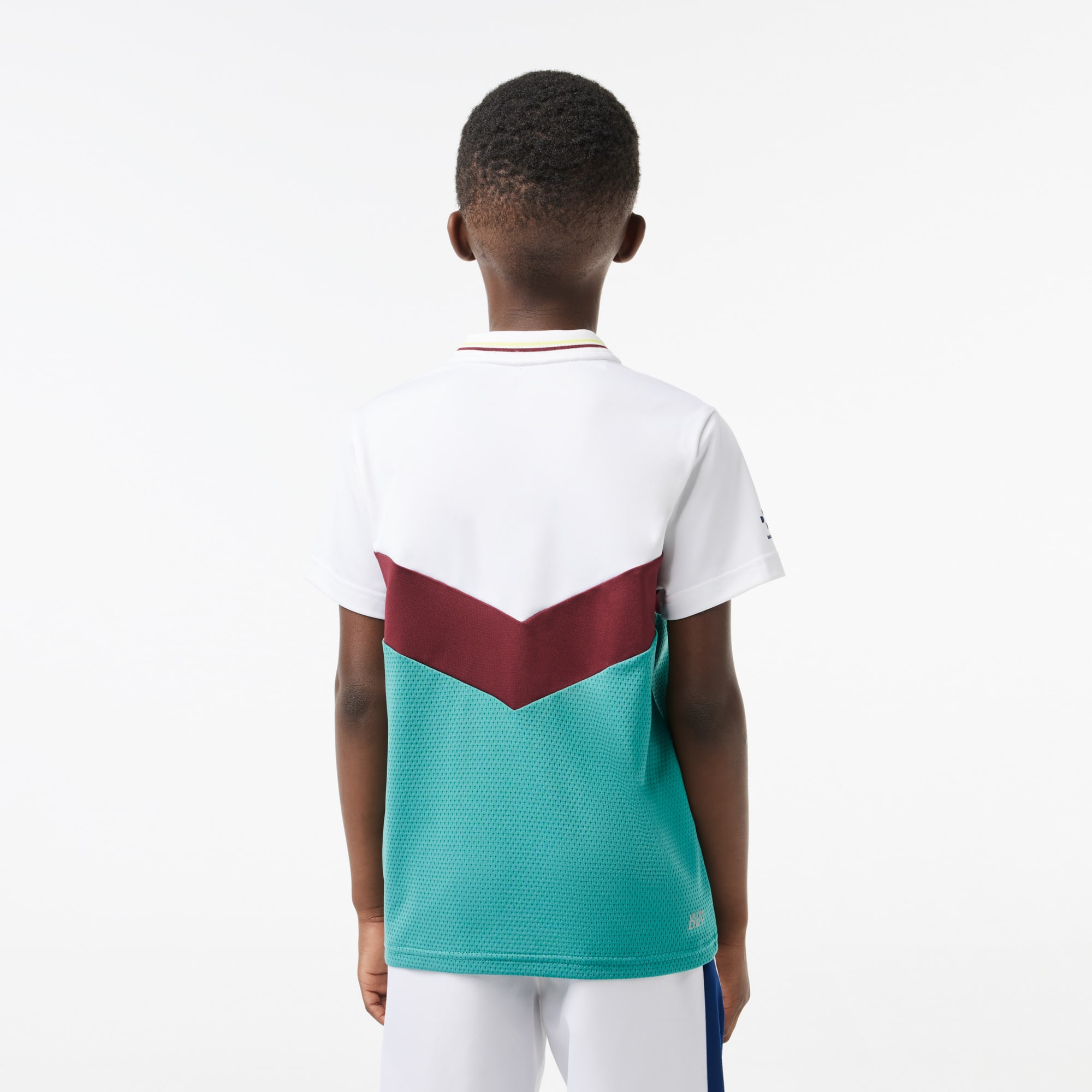 Polo Lacoste Tennis x Daniil Medvedev en jersey Polos - Blanc - Lacoste - Garçon