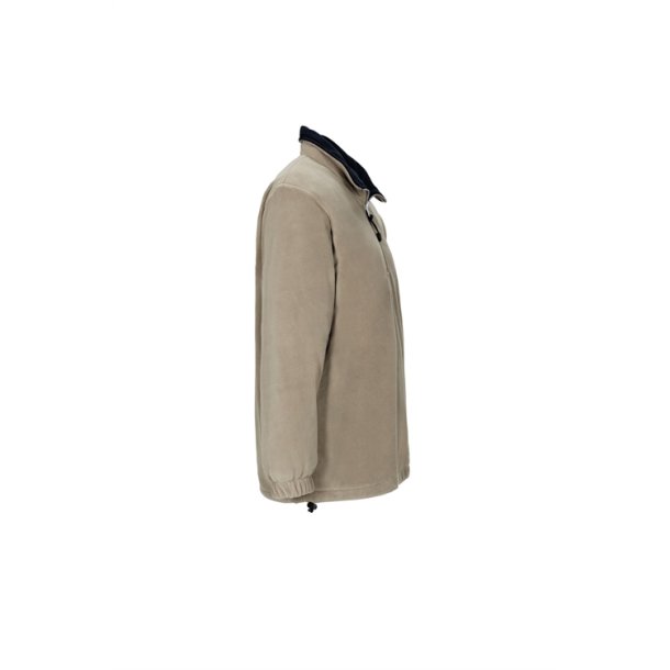 Relax Fleece Trøje Camel/marine