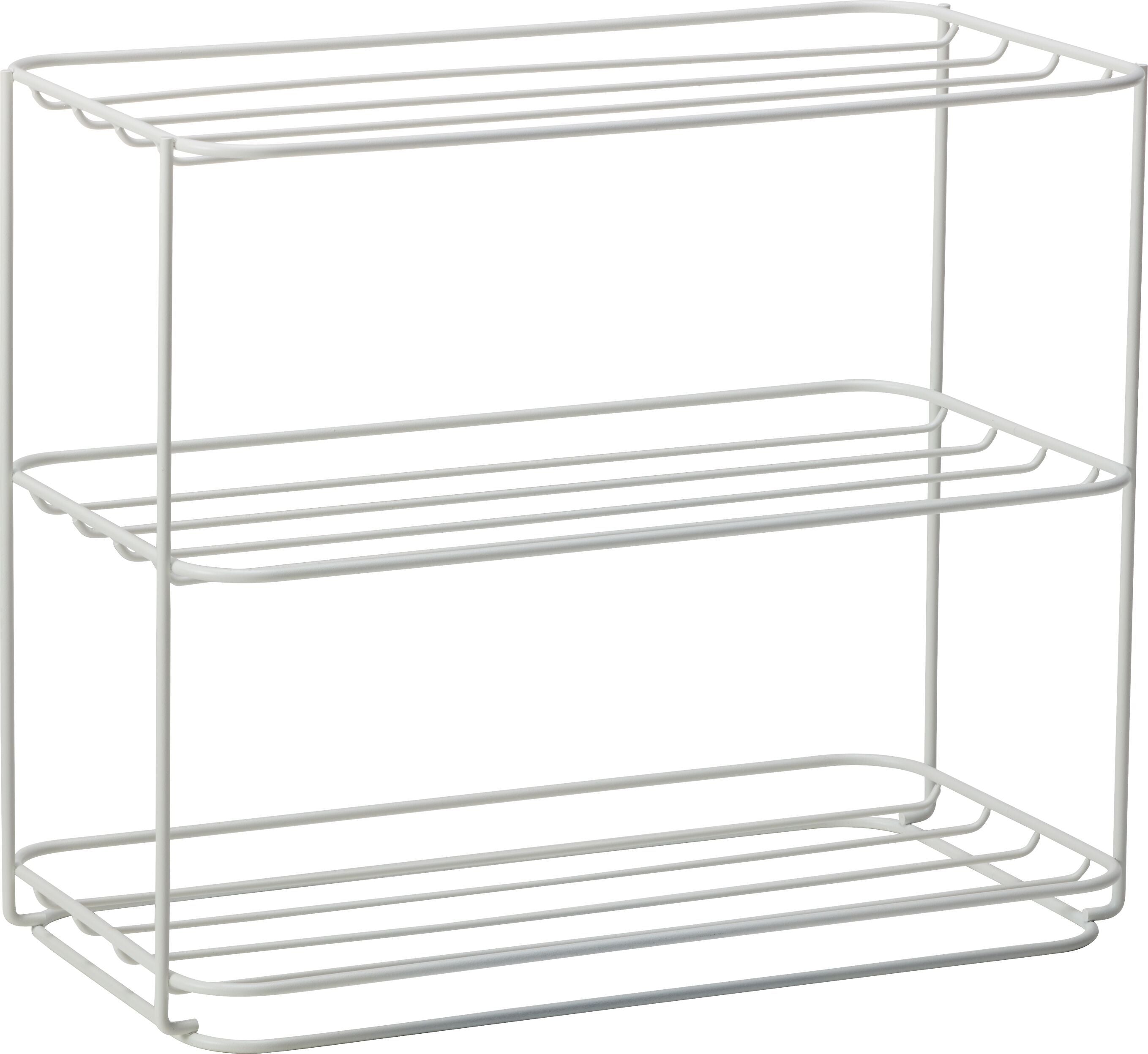 JEFF Schuhregal - Weiss / B: 47.0 cm x T: 24.5 cm x H: 40.0 cm
