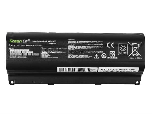 Green Cell laptopbatteri til Asus ROG G751 G751J / 15V 4400mAh