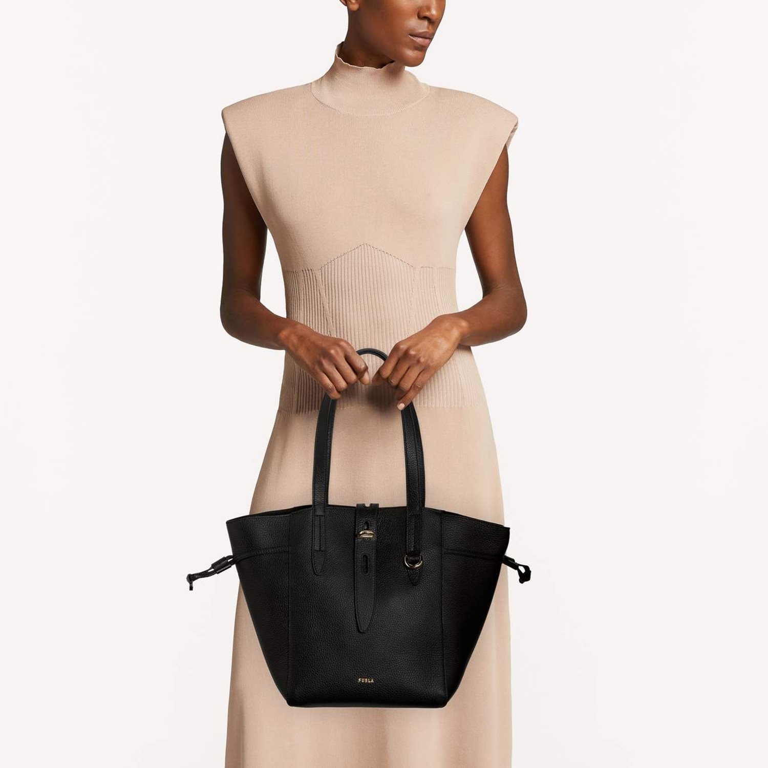 Furla Net M Tote nero