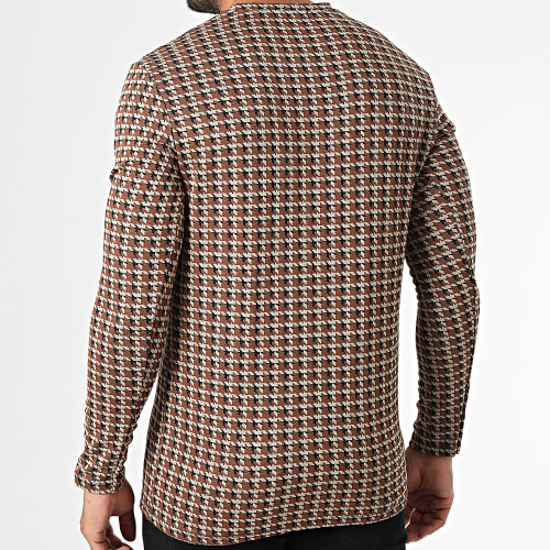 Tee Shirt Manches Longues X Marron