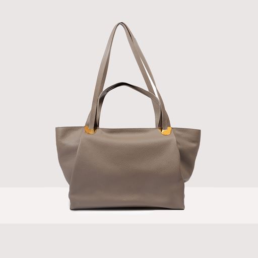 Coccinelle Oliver Medium Skuldertaske, Warm Taupe