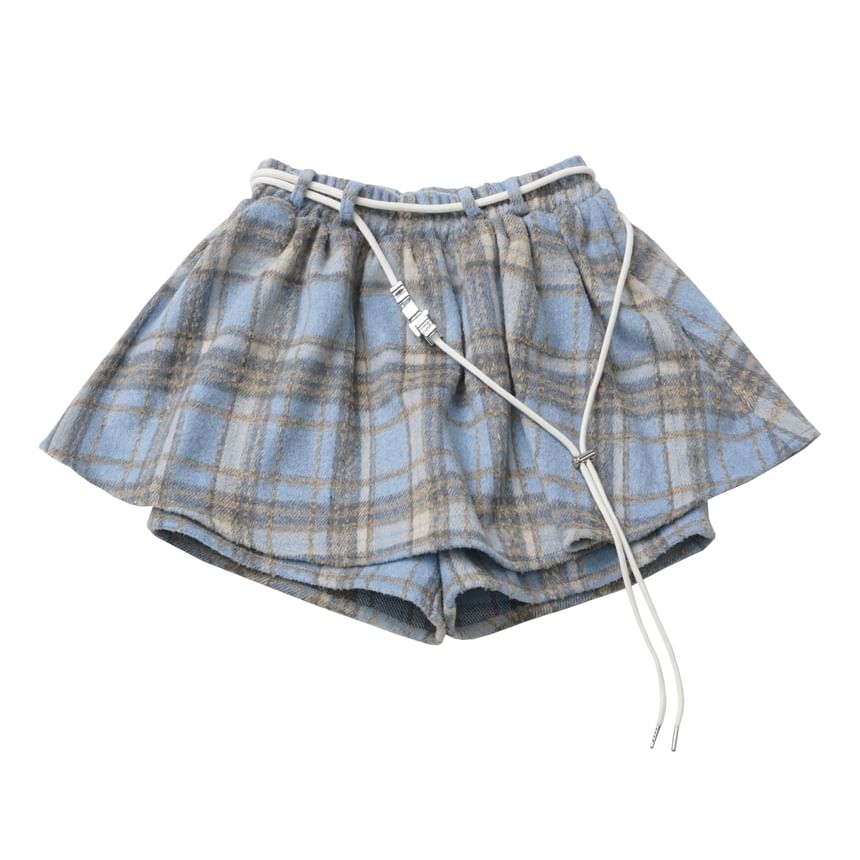 Florimi - Geruite rok met elastische taille