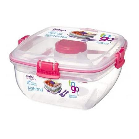 Sistema Salatbox To Go 1,1l, 1 Stück, 4-fach sortiert
