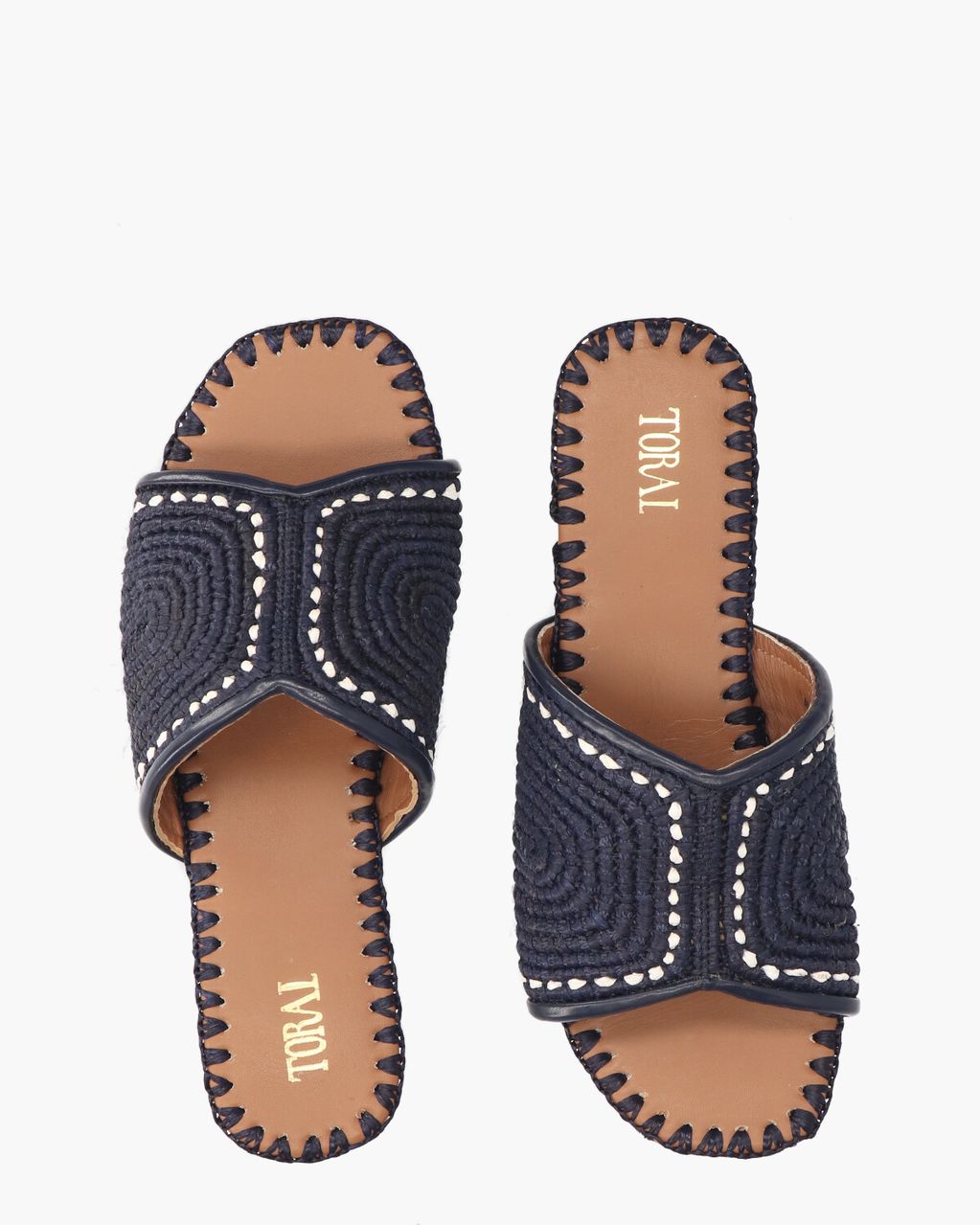 Toral Betty Donkerblauw Damesslippers