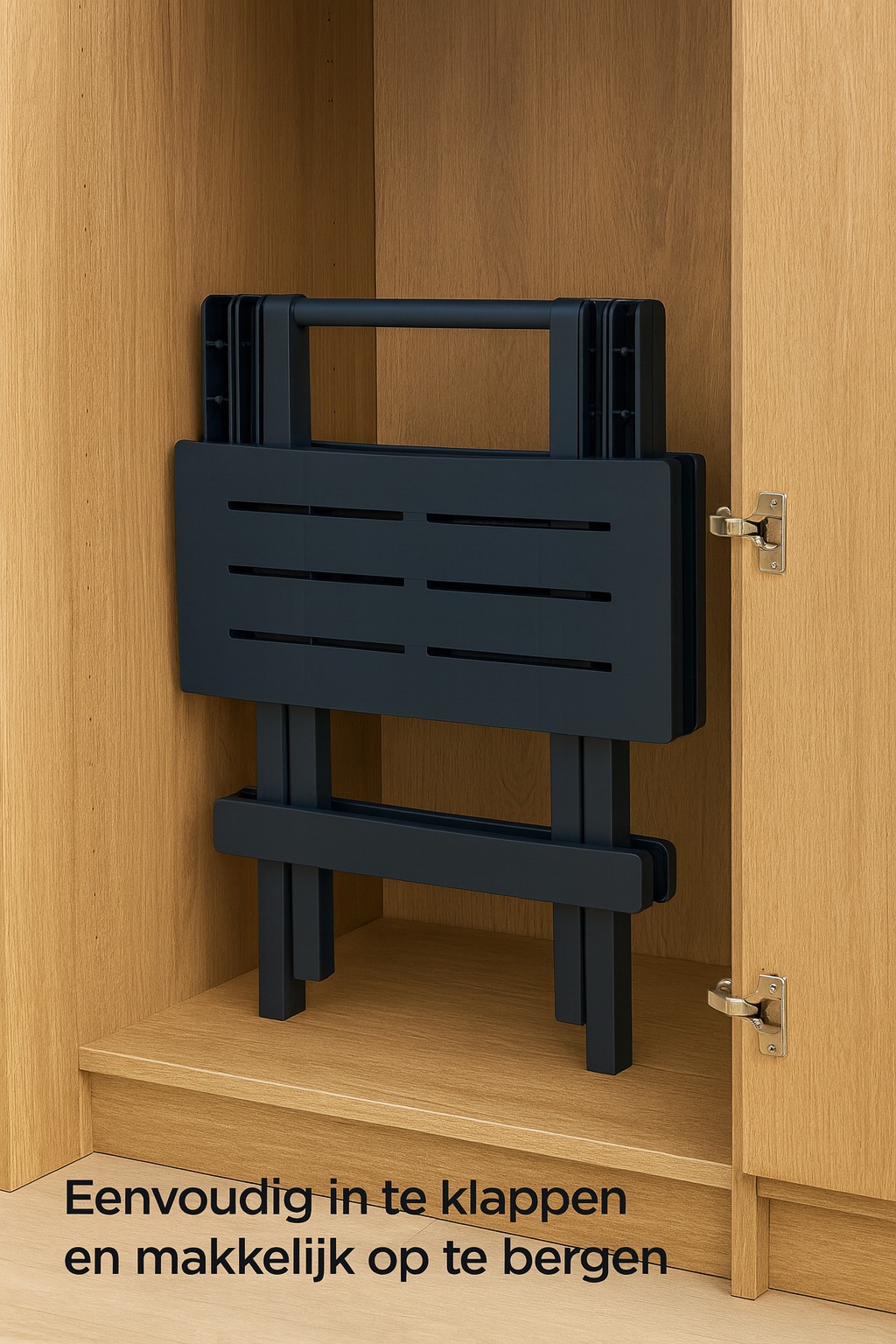 HEM 43 x 45 cm inklapbare bijzettafel - Black