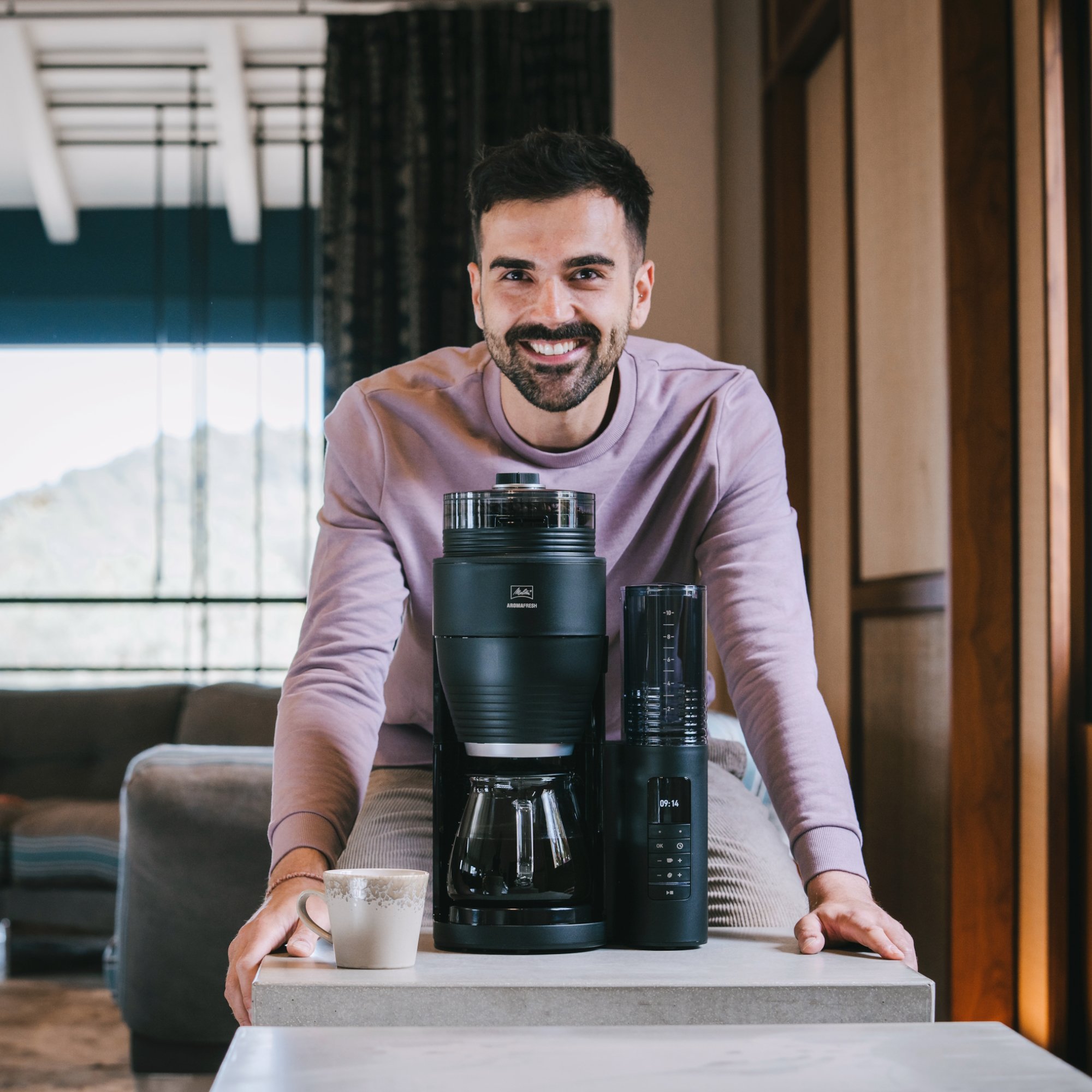 AromaFresh X Pro|Filterkaffeemaschine mit Mahlwerk