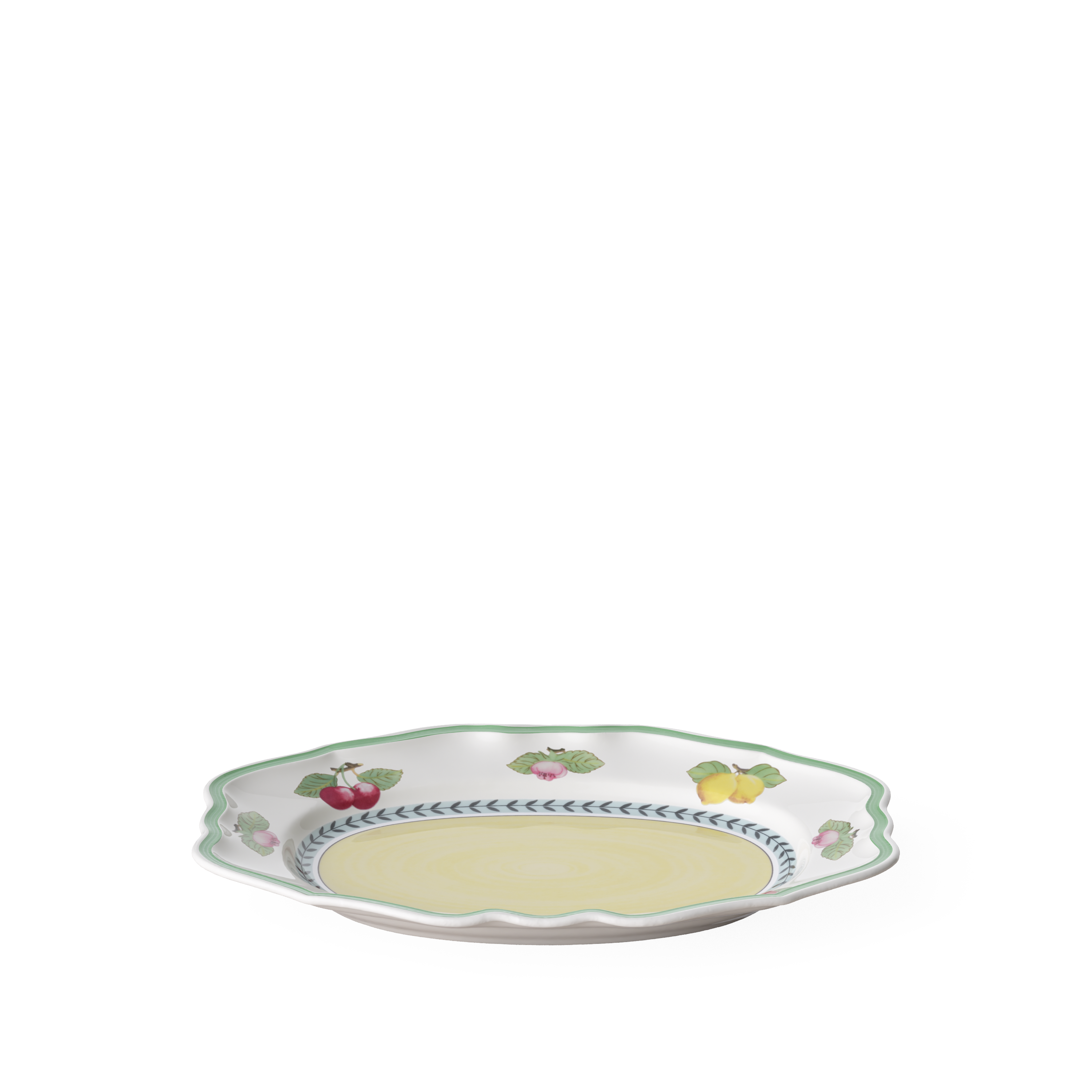 French Garden Serving tray Multi-colored, 14.5'' x 10.4'', Premium Porcelain