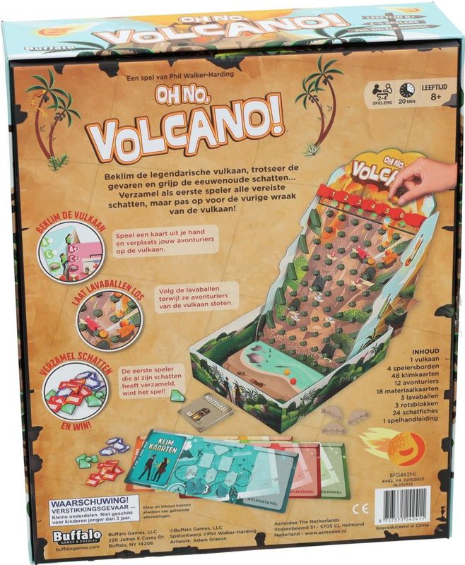 Buffalo Games - Volcano - Kinderspel - Multicolor - Karton