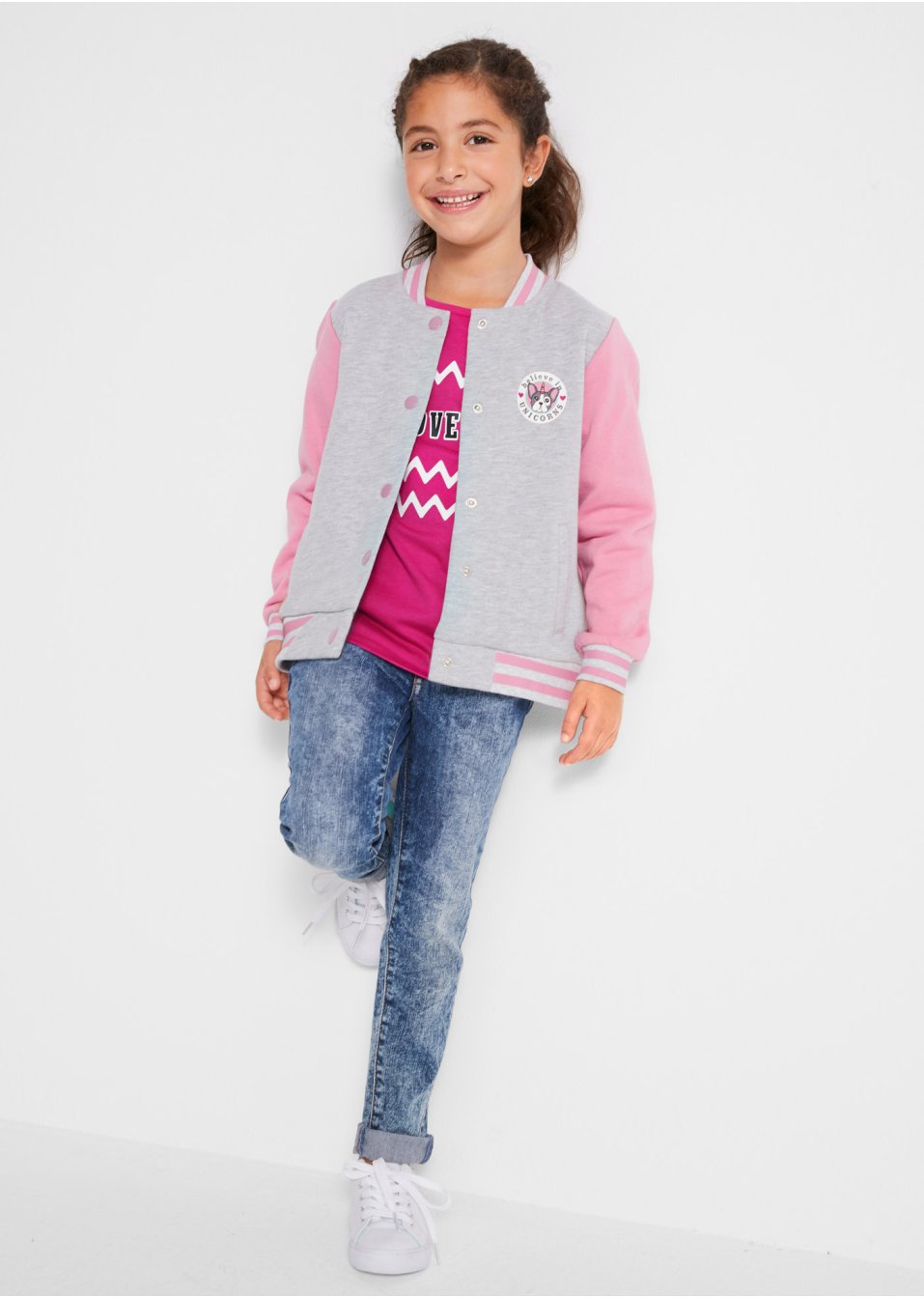 Gilet sweat style Teddy fille