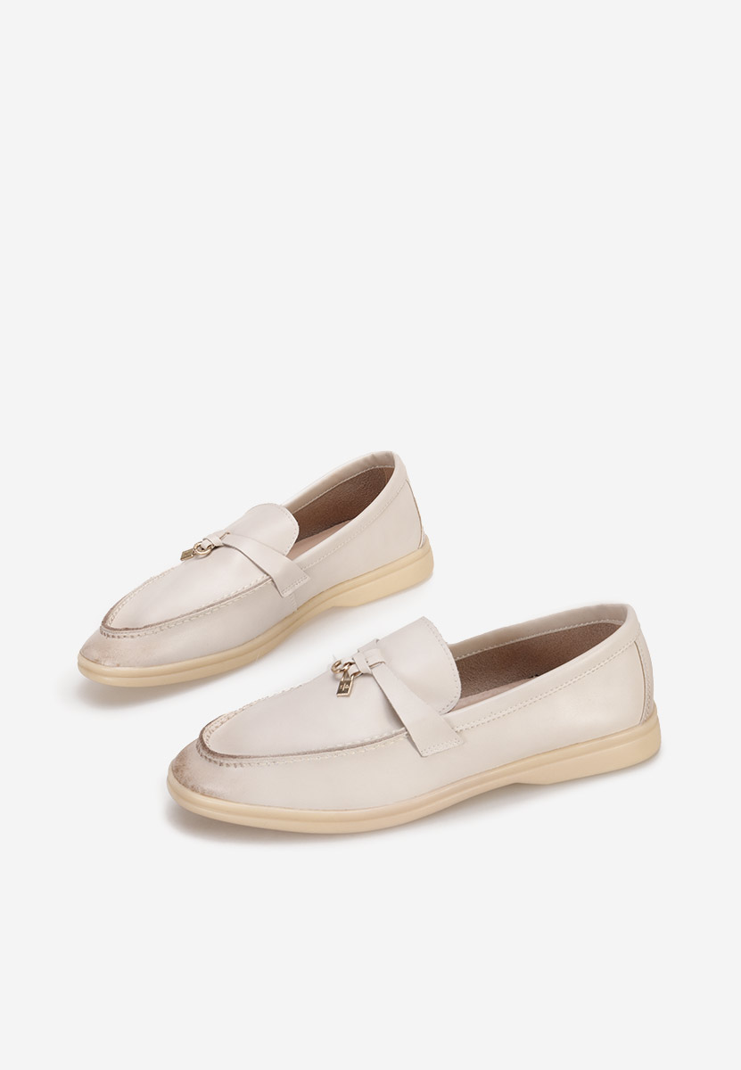 Mocassins femme beige Anette
