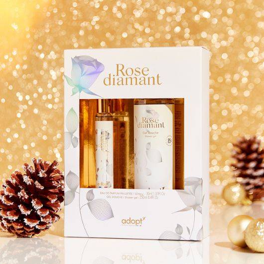 Rose Diamant - Coffret eau de parfum 30 ml + gel douche 250 ml