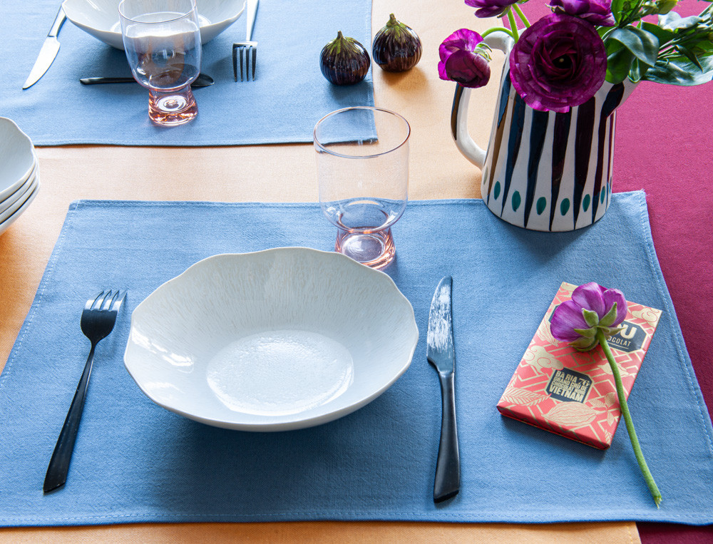 Lot de 2 sets de table-Semaine