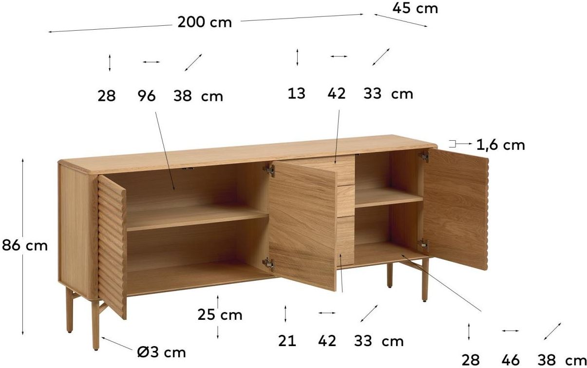 Kave Home   Lenon Dressoir