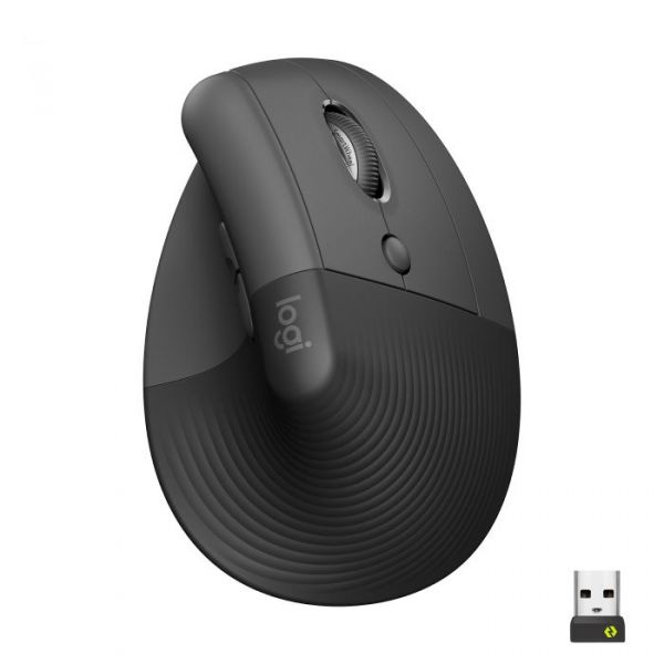 Logitech Lift Ergonómico Vertical Direita Preto