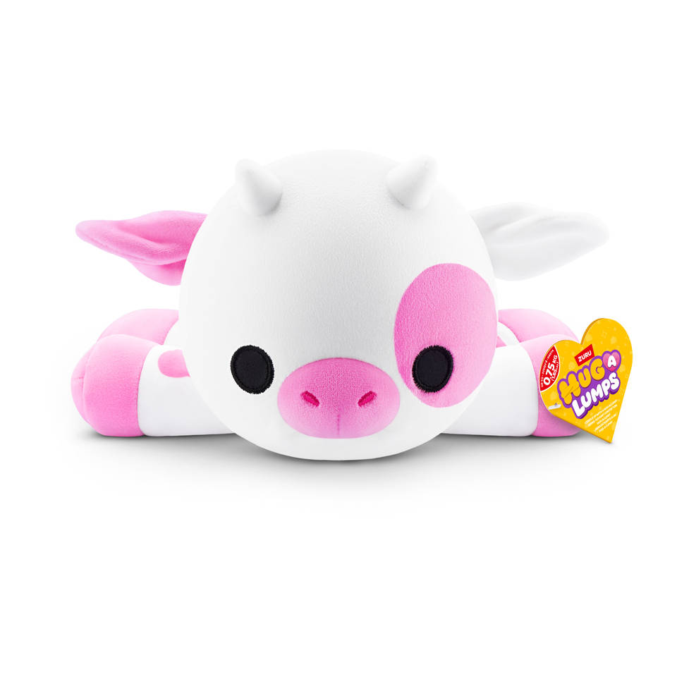 Hug-A-Lumps knuffel koe Clover - 35 cm