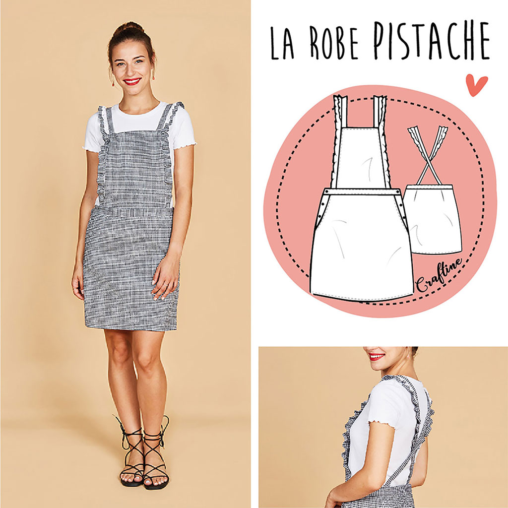 Patron robe PISTACHE - CRAFTINE