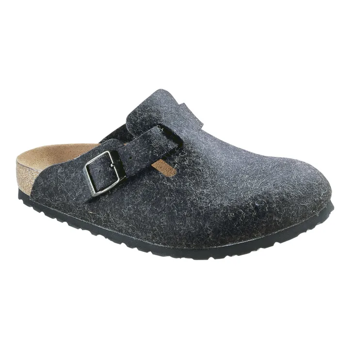 BIRKENSTOCK Mules Boston Chaussant Normal | Gris anthracite
