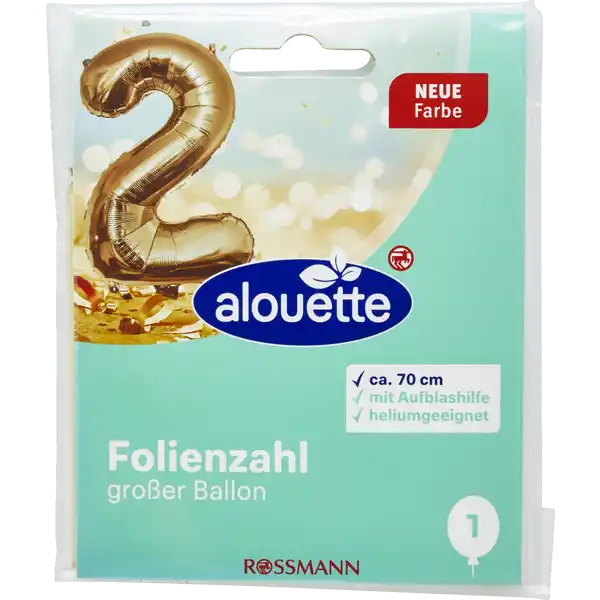 Folienzahlen groß 0-2 gold