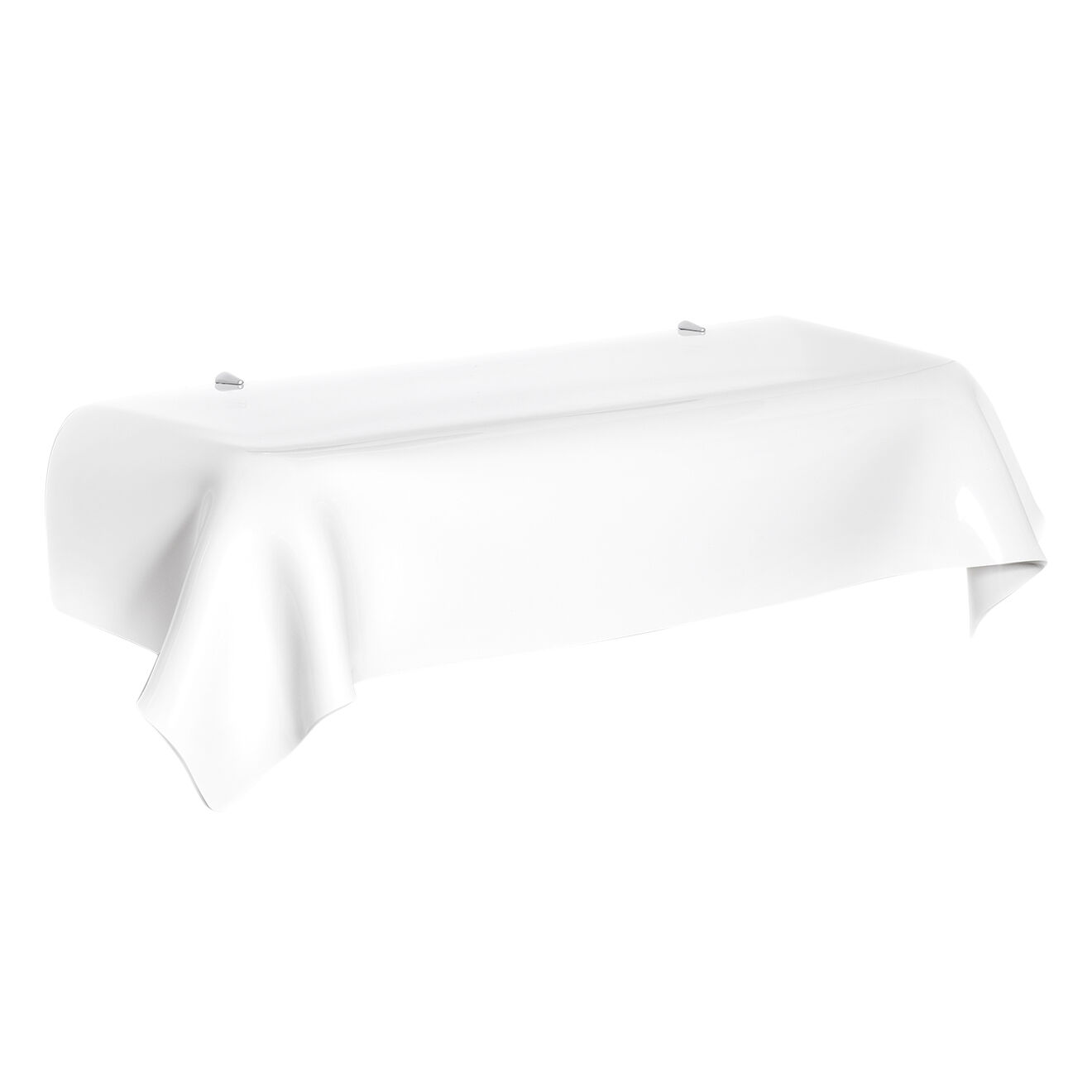 Iplex Etagère Drapé blanche - 110x35x30 cm