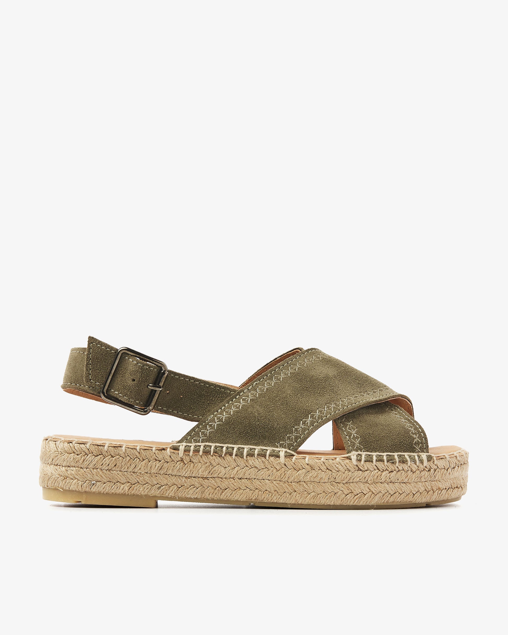VIA VAI groene espadrilles Mondi Sun