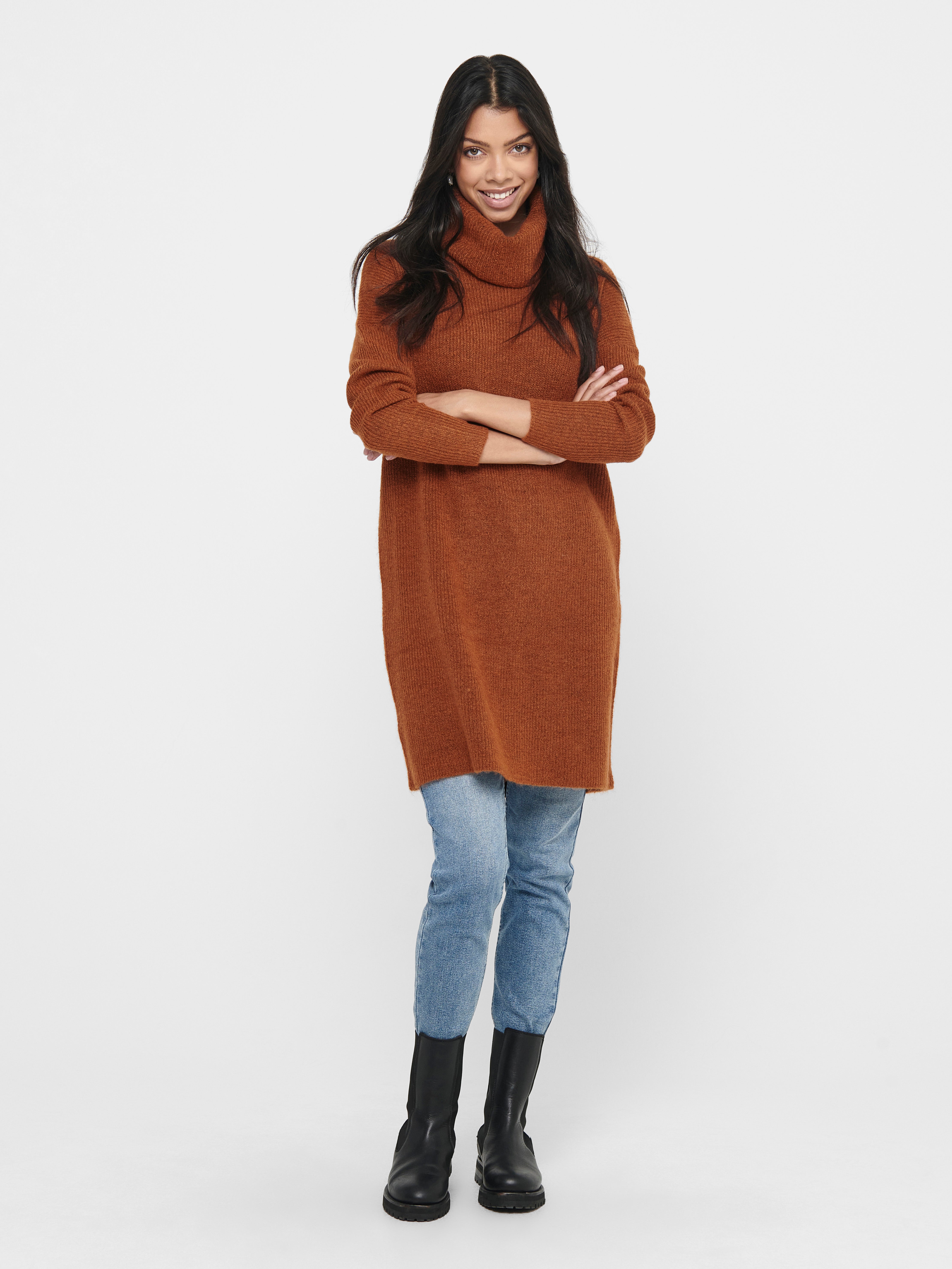 ONLJANA Langes Kleid Ginger Bread