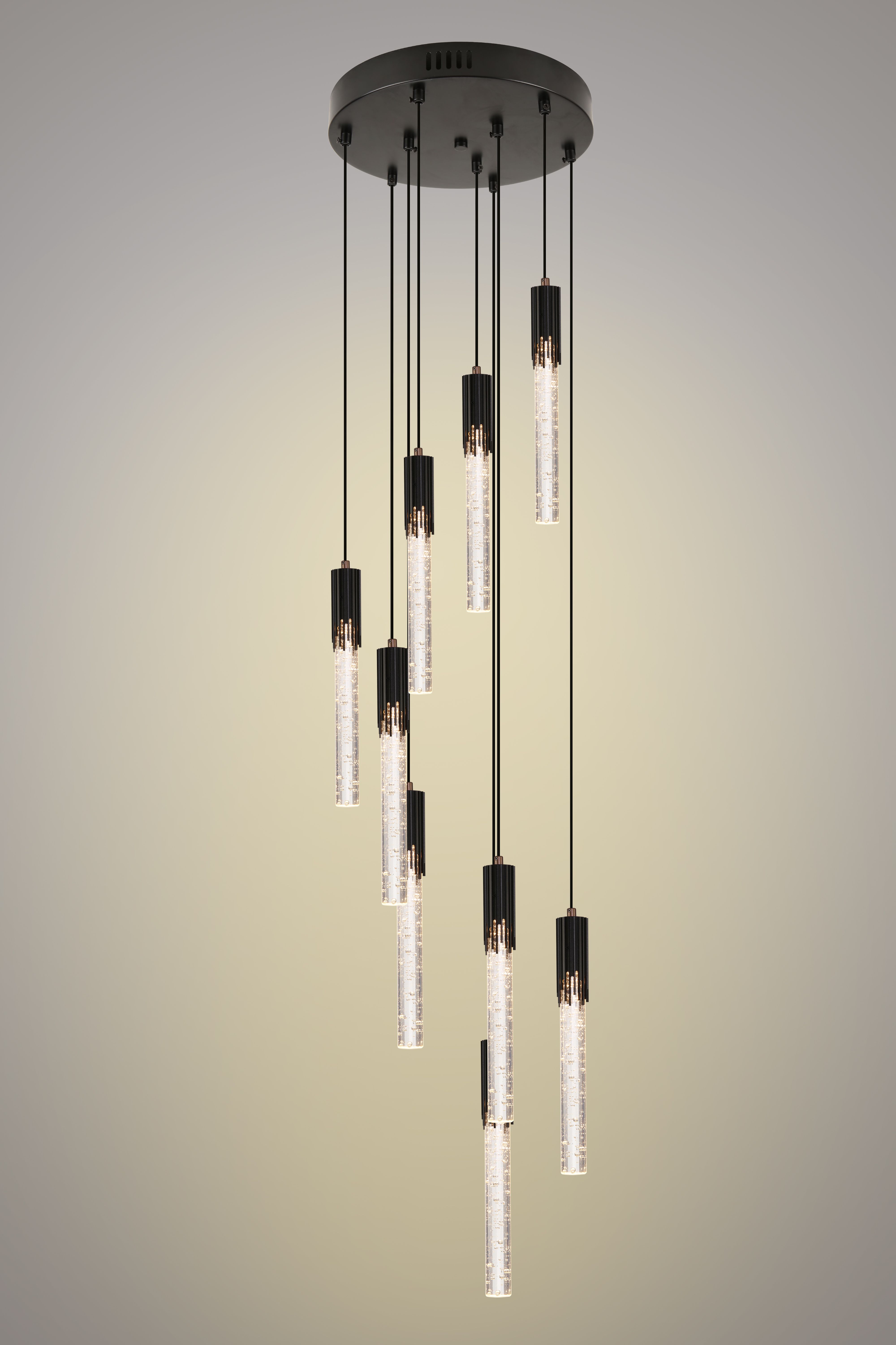 Hanglamp 9-lichts Maud ⌀30  x H150 cm