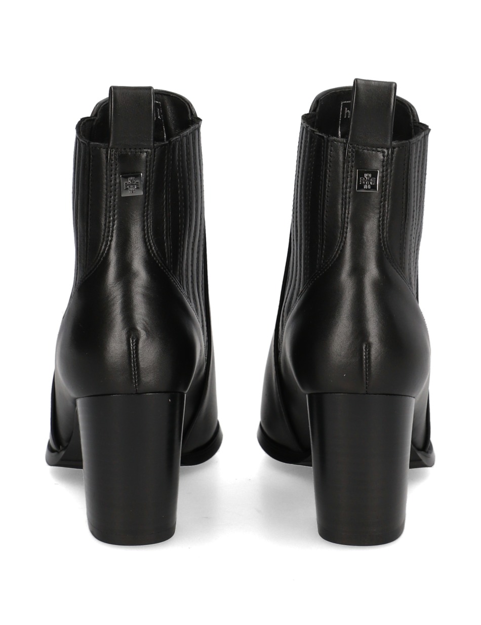 Glattleder Stiefelette