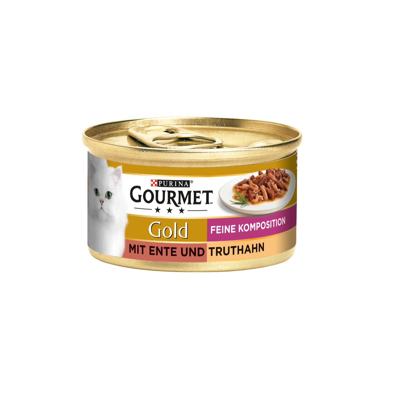 GOURMET Gold Feine Komposition 12x85g Ente und Truthahn