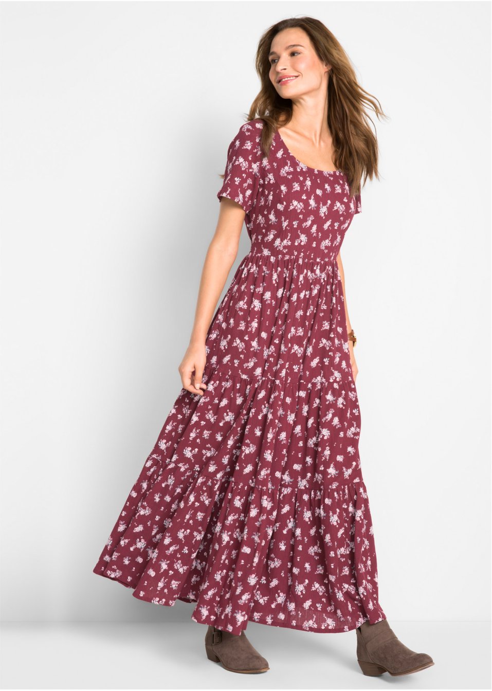 Robe, manches courtes