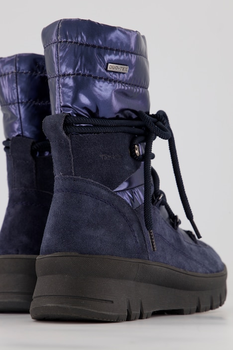 Leder-Boots, Jana Shoes, Bergsteiger-Optik, Weite H