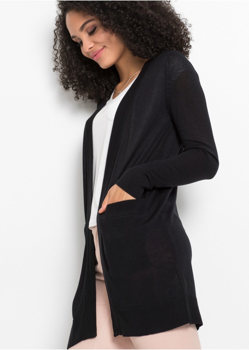 Gilet long en maille