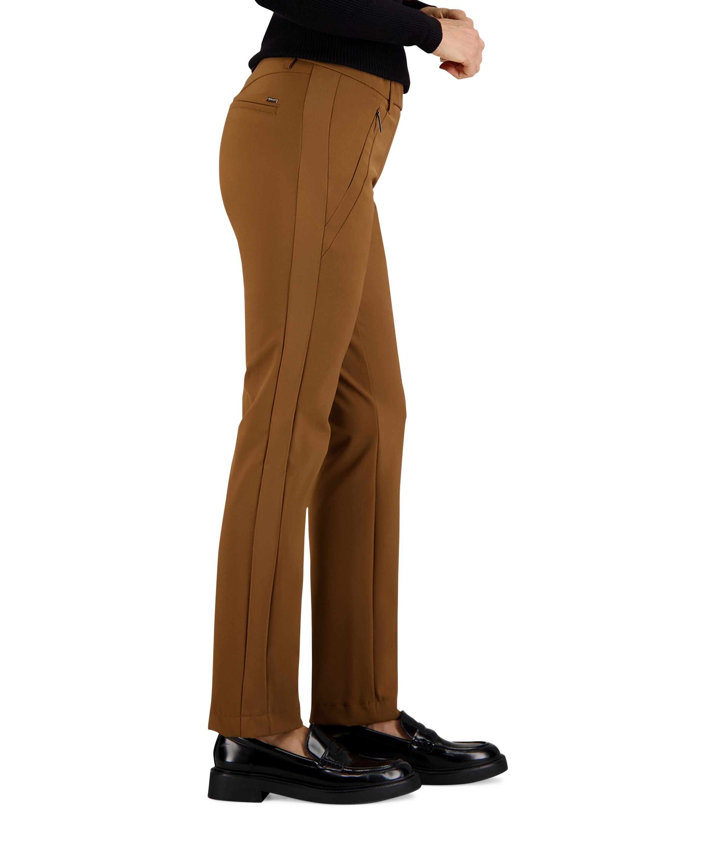 Gardeur Pull On Slim dames broek bruin
