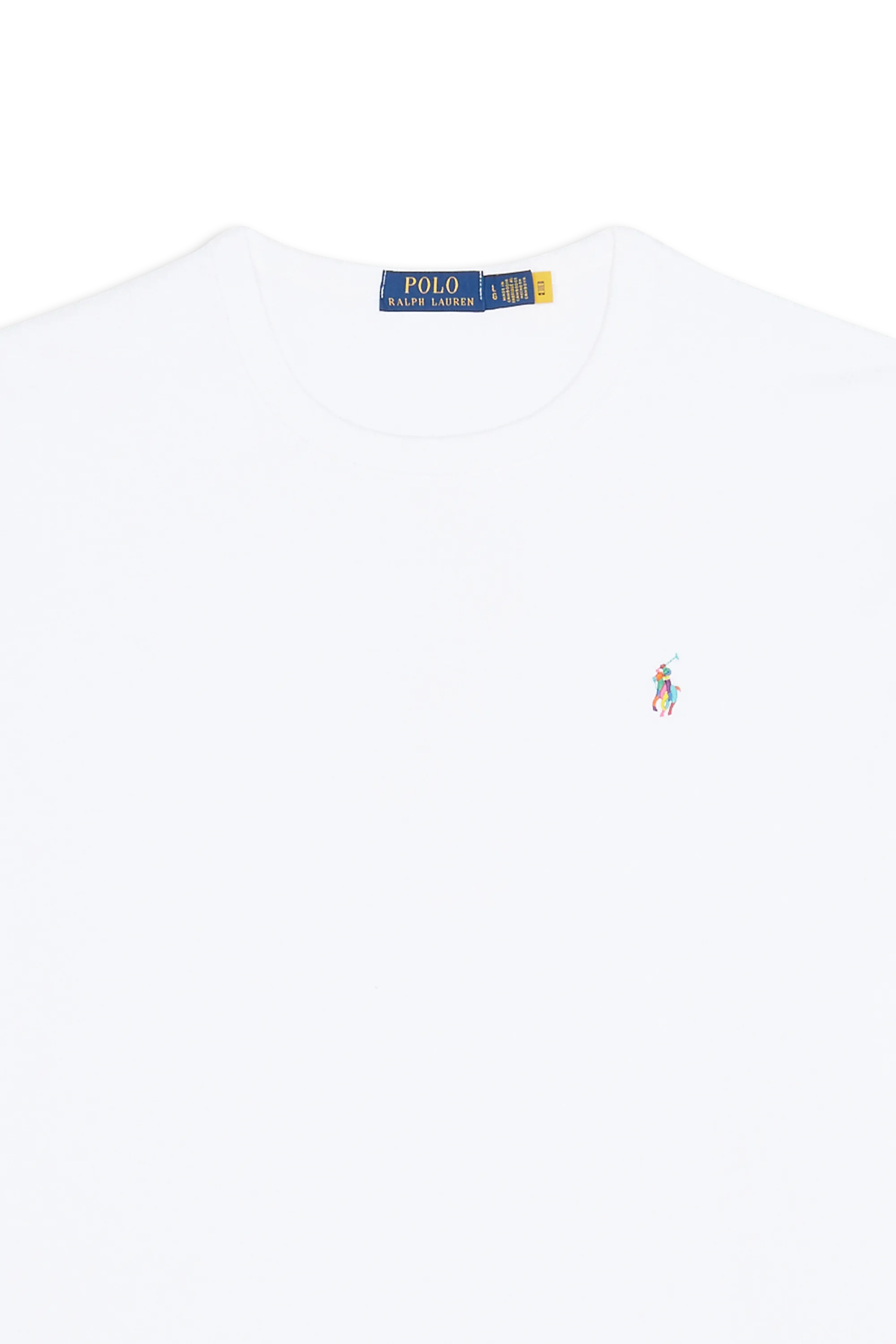 POLO RALPH LAUREN T-shirt 10/1 JERSEY-LSL-TSH Blanc