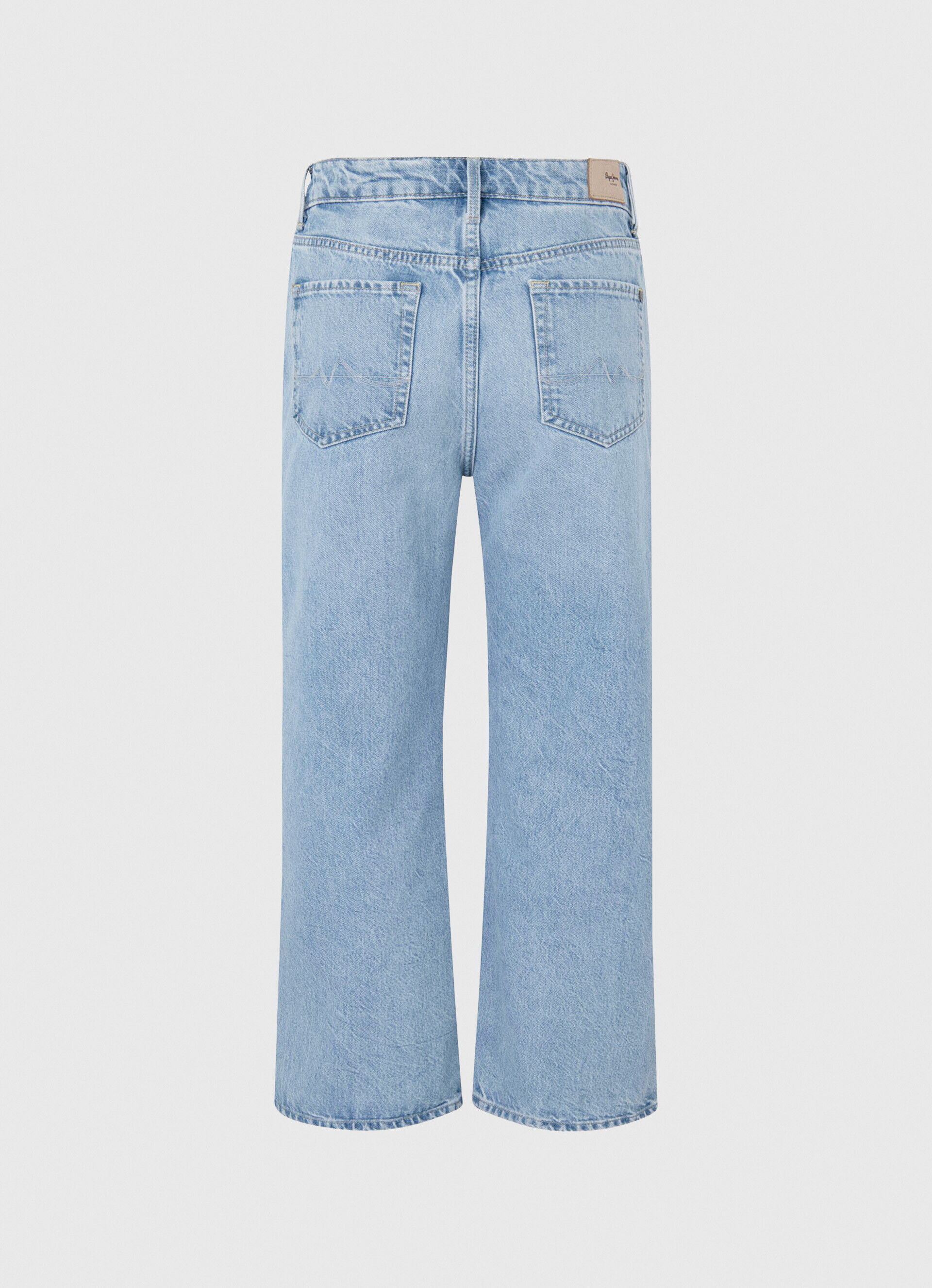 JEAN LEXA SKY FIT ANCHO TIRO ALTO - jeans