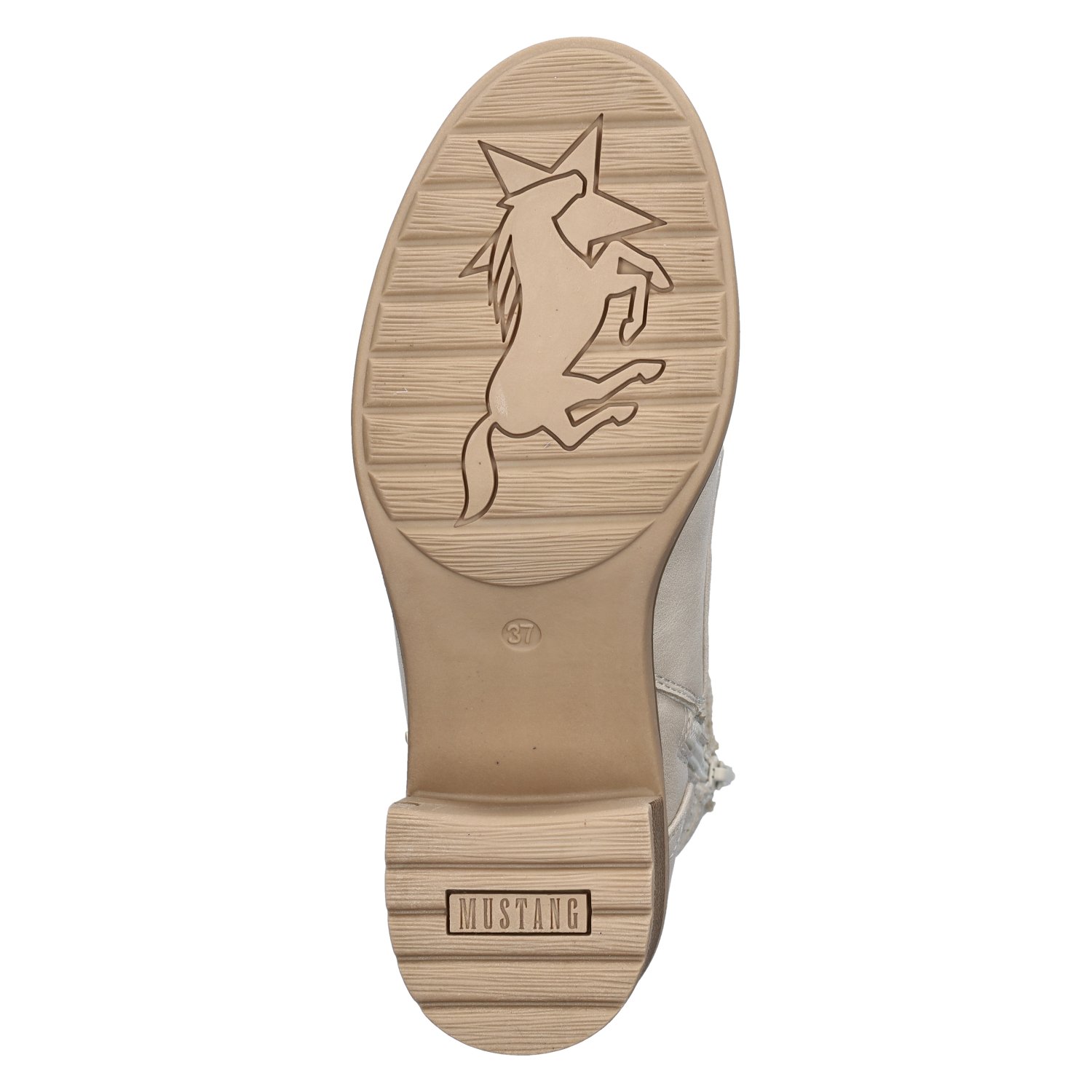 dames veterboot Mustang Wit