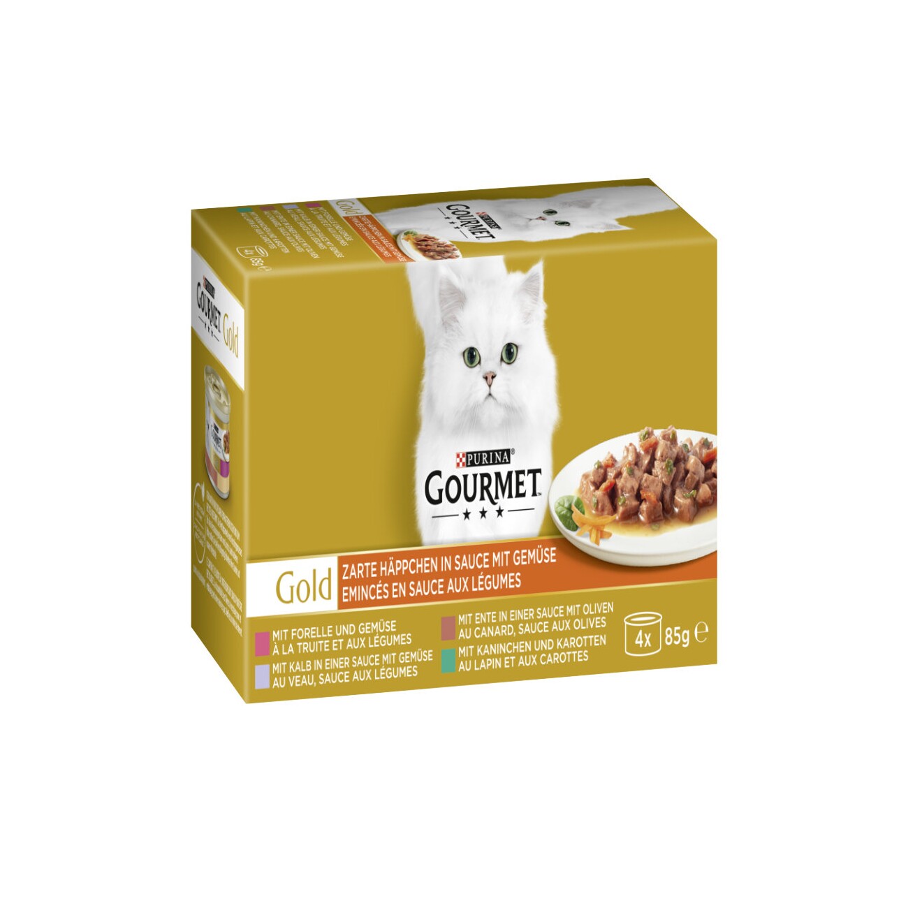 GOURMET Gold Zarte Häppchen 4x85g
